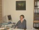 im Büro, Januar 2002 -  klick mich für die Renovierungsoptik :)